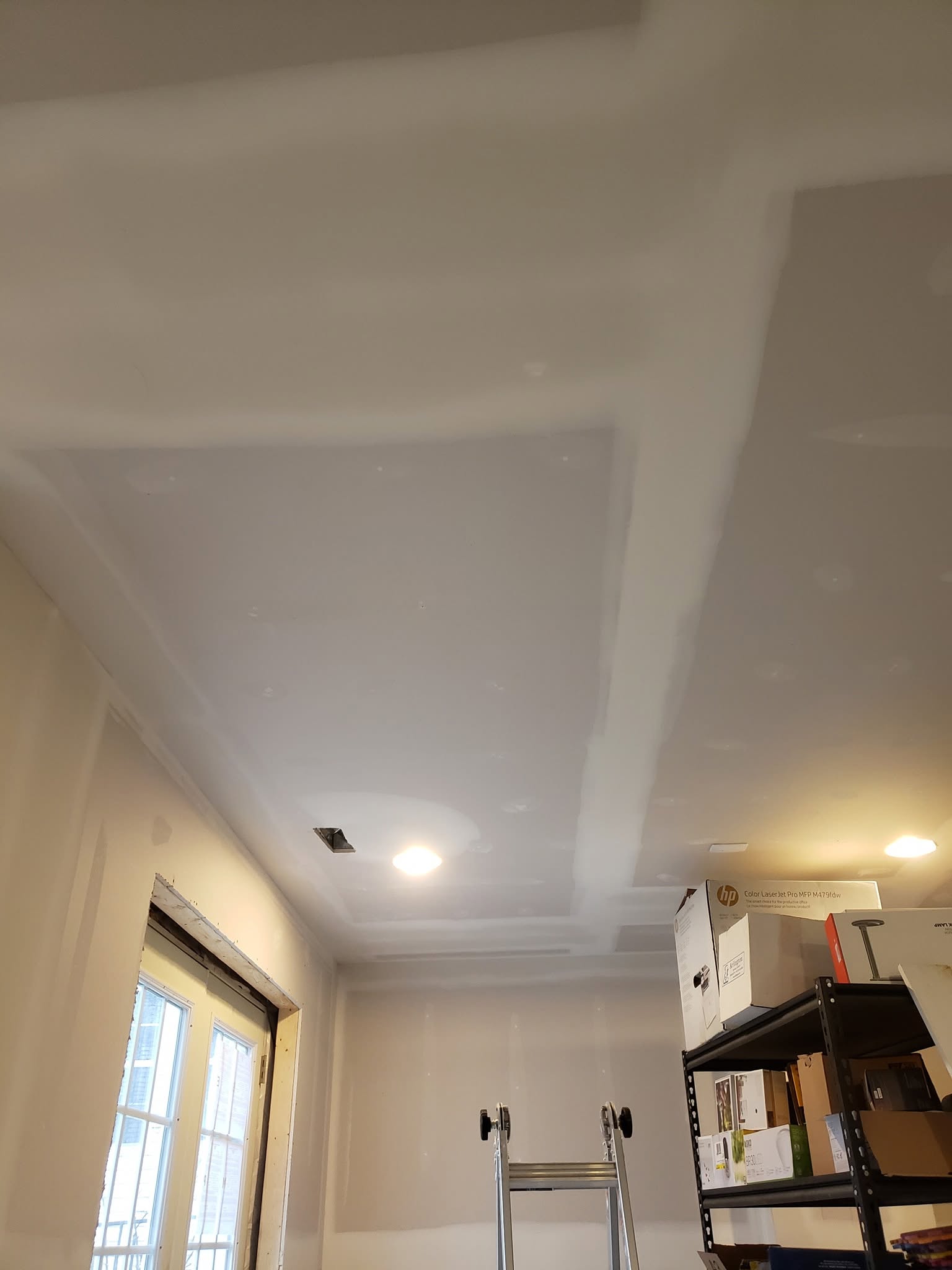 Ceiling · new drywall and recessed lights